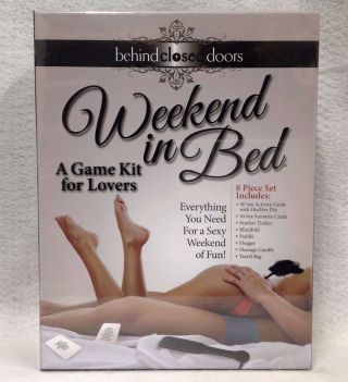 Behind Closed Doors Weekend In Bed Kit Game For Lovers Flogger Ect Hot Sexy Gift
