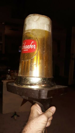 Schaefer bubbler Bar room beer Light bubbling 1962 2