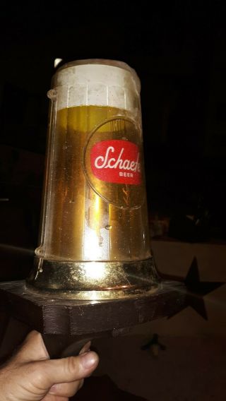 Schaefer bubbler Bar room beer Light bubbling 1962 3