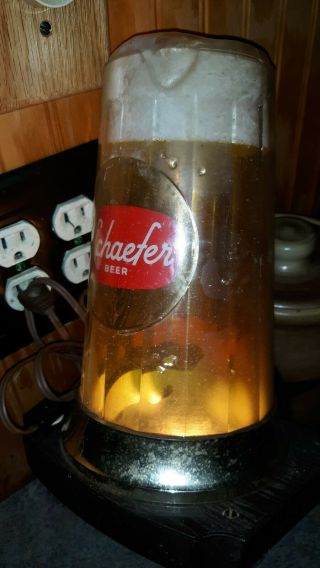 Schaefer bubbler Bar room beer Light bubbling 1962 5