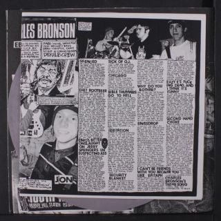 CHARLES BRONSON: Charles Bronson 45 (PS,  insert,  4th pressing on grey vinyl) 5