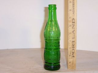 Soda Bottle,  Maine,  Orange Crush,  Portland Me. ,  Green,  7 Oz.