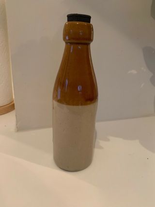 1890s Biscombe’s Ginger Beer Stoneware Bottle Bourne 22 Denby Antique 5