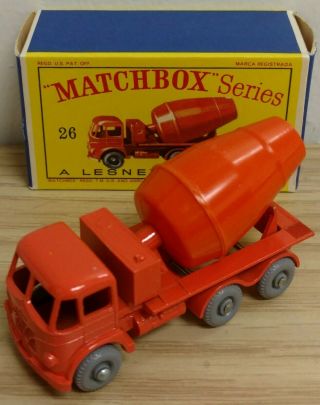 Lesney Matchbox Vintage Toy 26 Cement Lorry