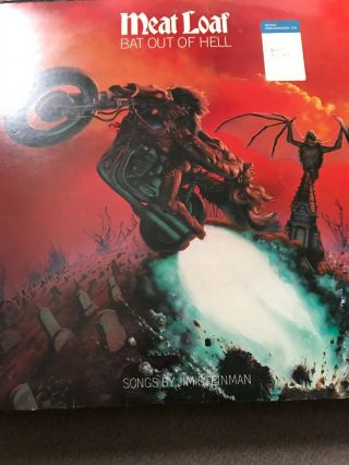 Meat Loaf ‎– Bat Out Of Hell Epc 82419 Vinyl,  Lp,  Album,  Lyrics
