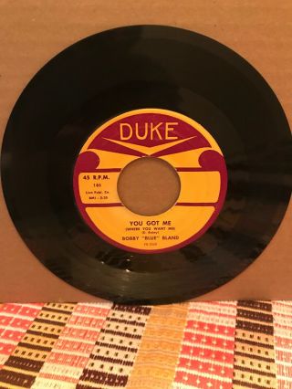 Bobby Blue Bland - You Got Me/loan A Helping Hand Duke 185 R&b 45