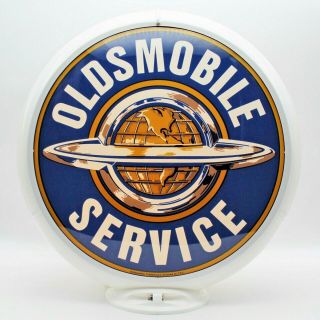 Oldsmobile Service 13.  5 " Gas Pump Globe