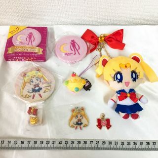Sailor Moon Serena Tsukino Plush Doll Mascot Mirror Strap Japan Anime Manga O22