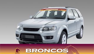 Brisbane Broncos Logo Nrl Car Windscreen Sun Visor Sticker Decal