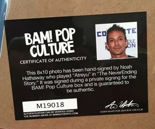 The Bam Box Noah Hathaway Signed Art Print Limited Edition 1 Of Only 99 3