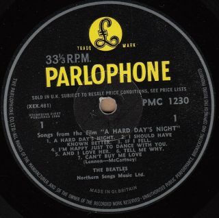 THE BEATLES A Hard Day ' s Night - UK Mono LP John Lennon Paul McCartney 2