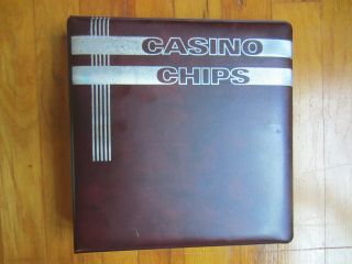 3 Ring Casino Chip Binder - Display Book