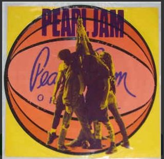 RARE 1992 UK PRESS PEARL JAM 10 PICTURE VINYL LP EPIC 3