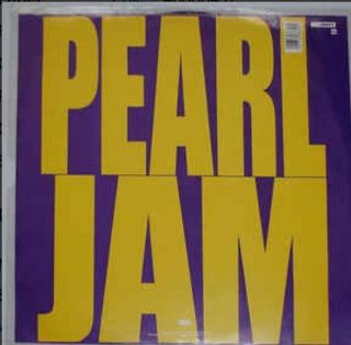 RARE 1992 UK PRESS PEARL JAM 10 PICTURE VINYL LP EPIC 4