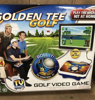 Jakks Pacific Golden Tee Golf Plug And Play Arcade Video Game Tv Edition