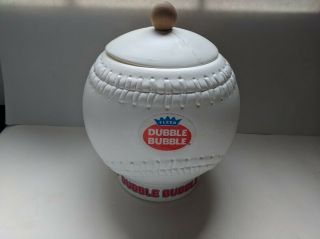 Vintage Double Bubble Gum Baseball Display Container Dispenser 250 Ct