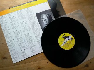 Bruce Cockburn World Of Wonders Near Vinyl Record BT 7060 & Insert 3