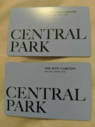 The Ritz - Carlton York Central Park 2 Hotel Key Cards Fast