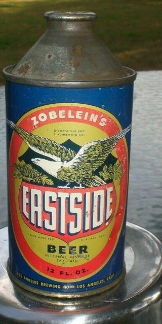 Eastside Beer Cone Top Beer Can 1940 