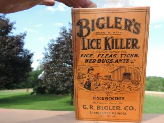 Old Biglers Lice Killer Veterinary Carton