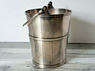 Vintage Wallace Silverplate Champagne Ice Bucket Silver Epwm V632