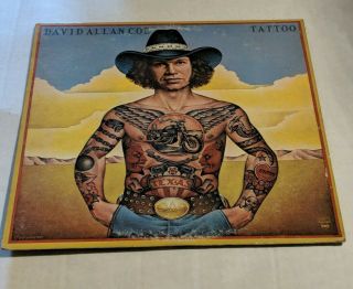 David Allan Coe - Tattoo Vinyl Record Lp Columbia Stereo 34870 1977 Country