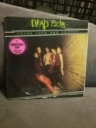 Dead Boys ‎– Young Loud Snotty Lp Sire Records 1977 1st Press Org Promo
