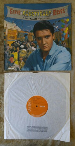 Elvis Presley Roustabout 12 " Vinyl Lp Gb Uk England Import,  Rca Pl 42356