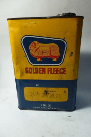 Golden Fleece 1 Gallon Petrol Oil Tin Duo 20/30 Mc