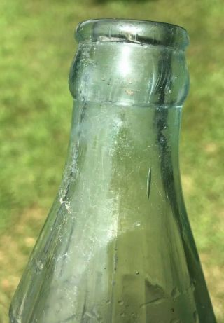 Rare 1915 Hand Blown Coca Cola Hobbleskirt Bottle Early 4