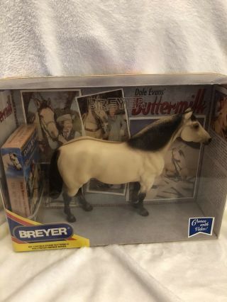 Breyer Traditional Dale Evans Buttermilk Hollywood Heroes W Vhs Tape