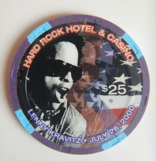 Hard Rock Hotel Las Vegas Le Lenny Kravitz $25 Casino Chip