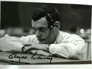 Glynn Lunney Hand Signed Autograph 4x6 Photo - Nasa Apollo Flight Director