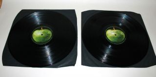 The Beatles White Album 1st press top loader mono vinyl VG with photos/poster 7