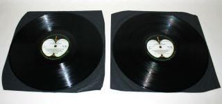 The Beatles White Album 1st press top loader mono vinyl VG with photos/poster 8