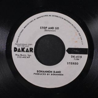 Bohannon Band: Stop And Go / Mono 45 (dj,  70s Funk Rare Groove) Funk