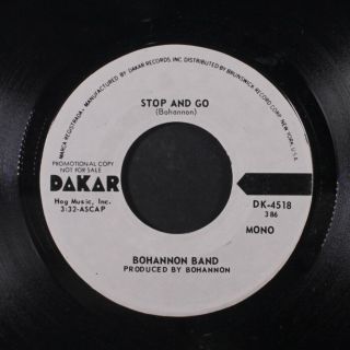 BOHANNON BAND: Stop And Go / Mono 45 (dj,  70s Funk Rare Groove) Funk 2