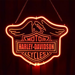 HARLEY - DAVIDSON Signs Beer Bar Pub Party Homeroom Windows Decor Neon Light MOTO 3