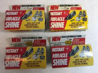 Hollywood Instant Miracle Shine 4 Pack Vintage Old Stock