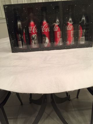 Disneyland Paris Star Wars The Last Jedi Coca Cola Limited Edition Bottle Set 2