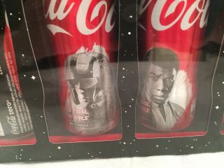 Disneyland Paris Star Wars The Last Jedi Coca Cola Limited Edition Bottle Set 5