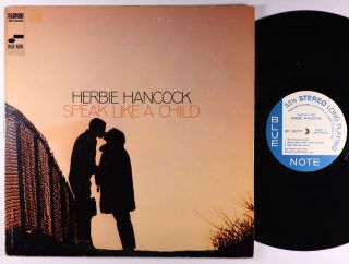 Herbie Hancock - Speak Like A Child Lp - Blue Note - Bst 84279 Stereo Rvg Vg,