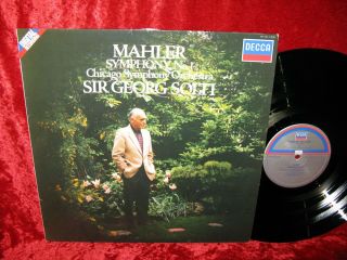 1984 Holl Nm Decca Stereo 411 7311 Digital Mahler Symphony 1 Solti Cover Exc,