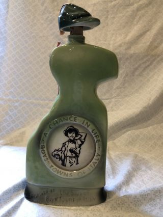 Vintage 1972 Jim Beam Boy ' s Town of Italy Whiskey Bottle Decanter 5