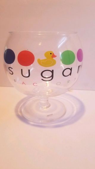Sugar Factory 60 Oz Plastic Goblet Drinkware Bar Cups