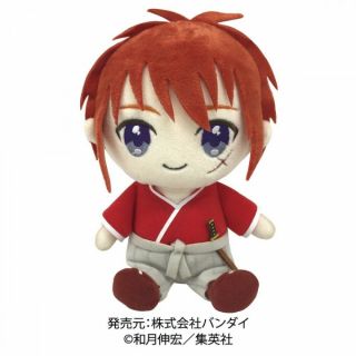 Bandai Jump Exhibition Limited Rurouni Kenshin 3 Mini Plush Dolls Set Japan 2