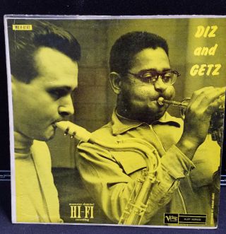 Dizzy Gillespie & Stan Getz Diz And Getz Verve Mg V 8141 Lp Vinyl
