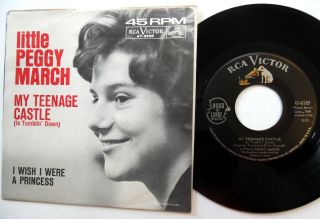 Little Peggy March Picture Sleeve 45 I Wish I Were A Princess Minus W3801