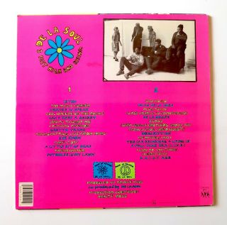De La Soul - 3 Feet High and Rising LP vinyl Tommy Boy VG,  1989 2