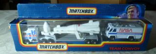 Matchbox Team Convoy Tc - 5 Nasa Space Shuttle Set
